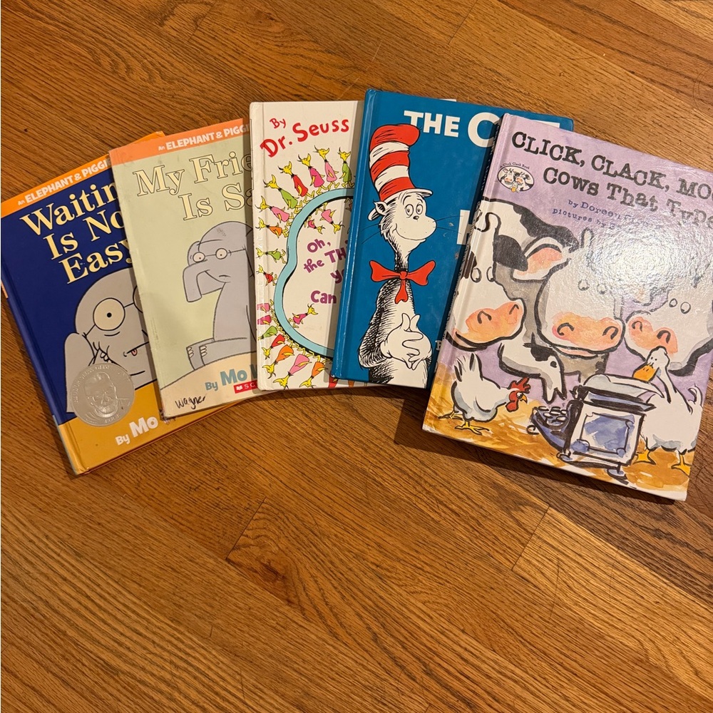 Dr. Seuss & Friends Picture Book Lot - Blue, Yellow, White, Pink, Orange